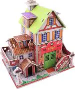 TOYRIX Card Board House Puzzles For Boys and Girls