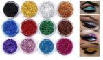 Whinsy 12 Pcs Eyeshadow Glitter Powder