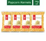 Trinetra Popcorn Maize 4 kg (1Kg X 4 Pack) Makka Popcorn