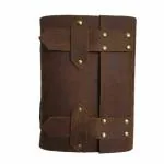 pranjals house Brown Leather Handmade Diary 100 Pages