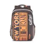 Safari Polyester Nyc Cb Brown Casual Backpack
