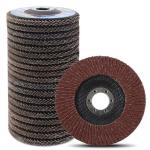H9 Professional Flap Discs 4 Inch (100mm) Sanding Discs #60, 80,100,120 Grit Grinding Wheels Blades For Angle Grinder (Combo 8 Pcs (P60,80,100,120-2 Each Disc)