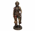 Idol Collections Multicolor Resin, Cold Cast Hanuman Ji Standing, 11 Inch