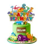 Zyozique 1 Pc Dinosaur cake topper - Dinosaur cake Toppers for Kids Birthday Baby Shower Party Decorations Supplies