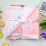 OYO BABY Pink Soft New Born Baby Blanket, Wrapper Sheet For Baby Boys & Baby Girls Durable fleece Wrap Sheet All Season Blanket