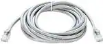 JAMUS LAN Cable 5 m RJ45 CAT 6 5M (16 FEET) Patch Cable (Grey) (Compatible with computer, Grey, One Cable)