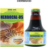 Herbshd Ayurvedic Herbocal Ds Syrup 200ml For Calcium,strength of bones & Good Health (Pack of 2)