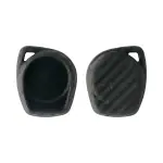 Ashar KeyHub Carbon Fiber Patterned Silicone Key Cover Compatible with Maruti Suzuki Fronx, Jimny, Swift, Dzire, Ignis, Grand Vitara, Brezza, WagonR, Vitara, Celerio, Ertiga, Ciaz, S-Cross, Baleno, XL6, Alto, S-Presso, SX4, Ritz (2 Button Remote Key)
