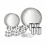 Shri & Sam Stainless Steel Dinner Set (24 pcs)
