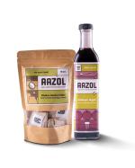 Aazol Combo - Aazol Soft Coconut Jaggery Chikki Aazol Kokum Agal: Pure Fruit Extract - 250 ml
