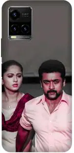 Zepboom Vivo T1X, V2143 Multicolor Plastic Surya, Anushka Shetty Printed Dual Protection Back Cover