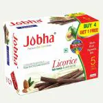 Jobha Soap Licorice, Butter Fruit and Sweet Almond Oil 75 g (Pack of 5)