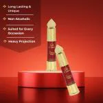 Al - Hassan Baccarat Rouge Attar For Men & Women - 6ml | Alcohol Free Attar | Long Lasting & Captivating Fragrance