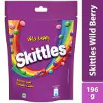 Mars Skittles Wildberry Bite-Size Fruit Flavoured Candy Pack - 196gm