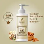 Khadi Ark Milk Protein Body Lotion Moisturizer Hydration-48 Hrs. For Skin whitening and Smooth & Shine (300 ml)