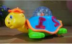 Toyvala Plastic Happy Turtle With Melodious Sound and 3D Projector Light 3 Year