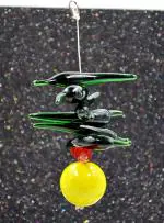 Craftfry Crystal Products Vastu/Feng Green & Yellow Nimbu Mirch Wall Hanging Nimbu Mirchi