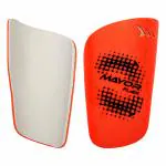 Mayor Flair Shin Guard for Young Kids and Adults, for Football Games, Matches, Training and Light Weight Shin Pads (Orange, Size- Small)