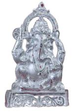 Jag Mohan Yogesh Lord Ganesh/Ganpati God Idol In White Metal