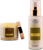 PURE AATMAN Natural Organic Face Scrub and Toner Kit for All Skin Type 100 ml (Pack of 2)