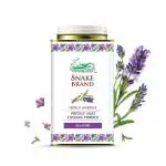 SHIVAMAX Snake Brand Prickly Heat Cooling Talcum Powder French Lavender | For Heat & Rash Treatment | 140gm