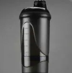 ISHAKE Shaker bottle with protein storage for gymaholics. BPA free, 100% leak proof, food grade