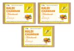 YNB YOURS NATURAL BUDDY Organic Haldi Chandan Handmade SLS & Paraben Free Soap 120g (Pack of 3)
