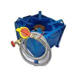 Heavy Duty, Rugged, Single Burner Gas Stove Square, Mild Steel (Medium Size) - Best for Home, Camping, Parties, Canteen, Hotels and Catering.