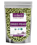 Vedarth Organic Green Peas (Whole) (2 kg)