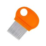 MAPPERZ Lice Comb with Metal Teeth & Lens, Nit and Egg Remover - Multicolor