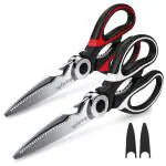 DEB's CARE Heavy Duty Kitchen Scissor Multi function Food Chicken Poultry Fish Pizza Herbs (Pack of 2)