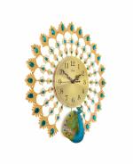 Arka Crafts Handmade Art Metal Ware Wall Clock (60 cm x 10 cm x 60 cm)