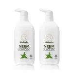 Nimbarka Neem Shampoo - 250ml( PACK OF 2) | Made with FRESH Neem Leaves, Anti-Dandruff, Anti-Bacterial Ayurvedic Shampoo