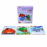 TOYSTER Jigsaw Puzzles for Kids - Transport Puzzles for Kids Age 3 Years and Above - 03 Puzzles Designs - 04-06-09Pcs Set - Self Correcting Puzzle Game for Kids - Brain Development Puzzles