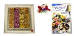 Feastive Celebrations Bikanervala Assorted Chikki, Flower Spray And Farewell Card, 600 Gm