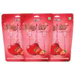 Dobiee Berry Luv Strawberry Fruit Flavoured Love Candy - 100 Pcs (Pack Of 3)
