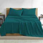 SLEEPINO - 100% Egyptian Cotton Fitted Bedsheet - 3 Pcs. Elastic Fitted Bedsheet Set Include 1 Fitted Sheet (36