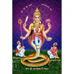 PnF Wood, Paper Art Print Of Nageshwari Mata Unframed Wall Poster, 12 X 18 Inch