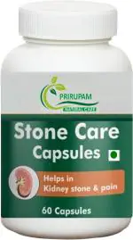 Prirupam Stone Care Ayurvedice Capsules help in Kidney stone Pain Caps -60 (Pack of 1)