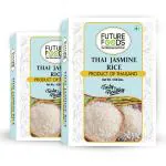 Future Foods Jasmine Rice | Thai fragrant rice | Packed with Phytonutrients | Enhances Fiber Intake | Beneficial for Diabetic Patients | Product of Thailand | 450g (Pack of 2)