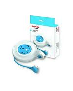 Anchor by Panasonic Blue and White Diamond 6A Flexi Cord 3 Pin 4 Meters Socket 240V