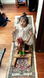 Neemtoys Handmade Wooden Roacking Horse for Kids of Age 8 Months to 5 Years / Wooden Toys for Kids