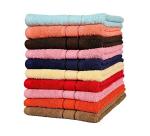 Akin Cotton Face Towel 500 GSM ( Coffee, Navy Blue, Red, Baby Pink, Brown, Sky Blue) (Pack of 10)
