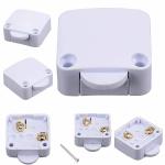 Ascension Wardrobe Door Plastic Auto Switch Self Resetting Wardrobe Cupboard Sliding Switch (Pack of 1)