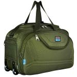 Skyline Green Men and Women Travel Luggage Duffel Bag with Roller Wheels 55 L