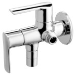 SUPREME GRIK BIB COCK 2 IN 1 WITH CHROME FINISH | SINGLE WATER | FULL BRASS BODY | SNGR-05