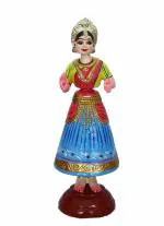 Adilakshmi Toys hand Crafted Dancing Doll 15 Inch Kondapalli Toys