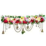 Vvisba Beautiful Flower Torans Handmade for Main Door Wall Hanging for Traditional Indian Festival and Home Decoration (37inch) - Multicolour (Multicolour)