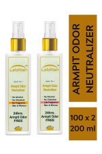 Armpit Odor Neutralizer Combo Pack of 2 | Goodbye to Smelly Underarms | Zero & Lite Fragrance