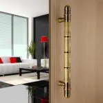 Lapo Antique-Gold Brass Door Handles For Main Door 18 inch